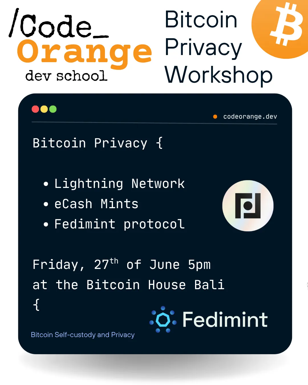 Bitcoin Privacy Workshop - Fedi and Fedimint