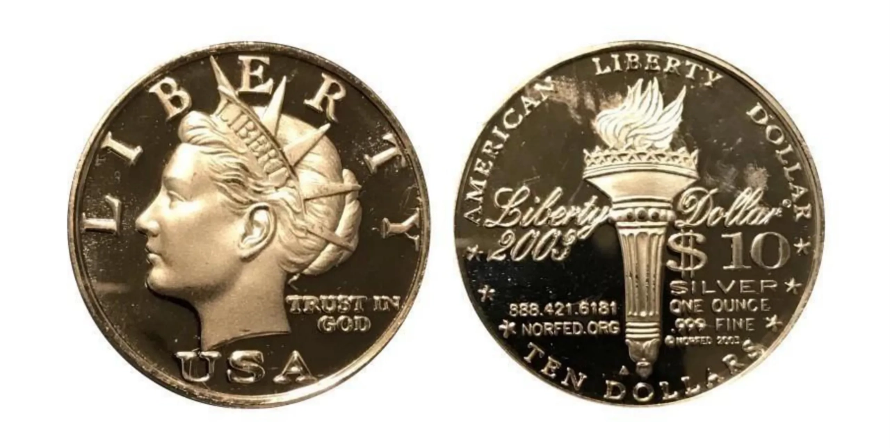 2003 Silver Liberty Dollar