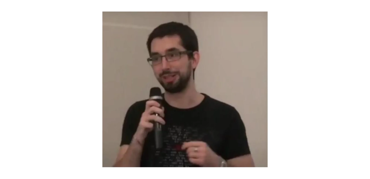 Marek Palatinus (slush) at the Z-DAY conference in Prague on May 11, 2013