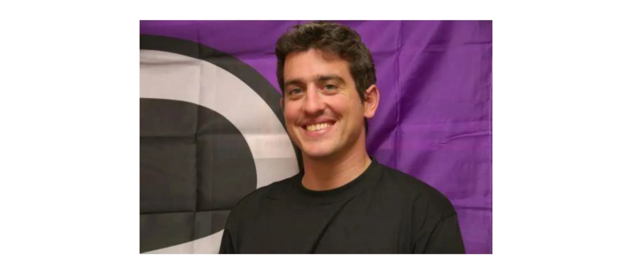 Lionel Dricot (Ploum) in 2012, then a candidate under the banner of the Pirate Party for the Belgian communal and provincial elections