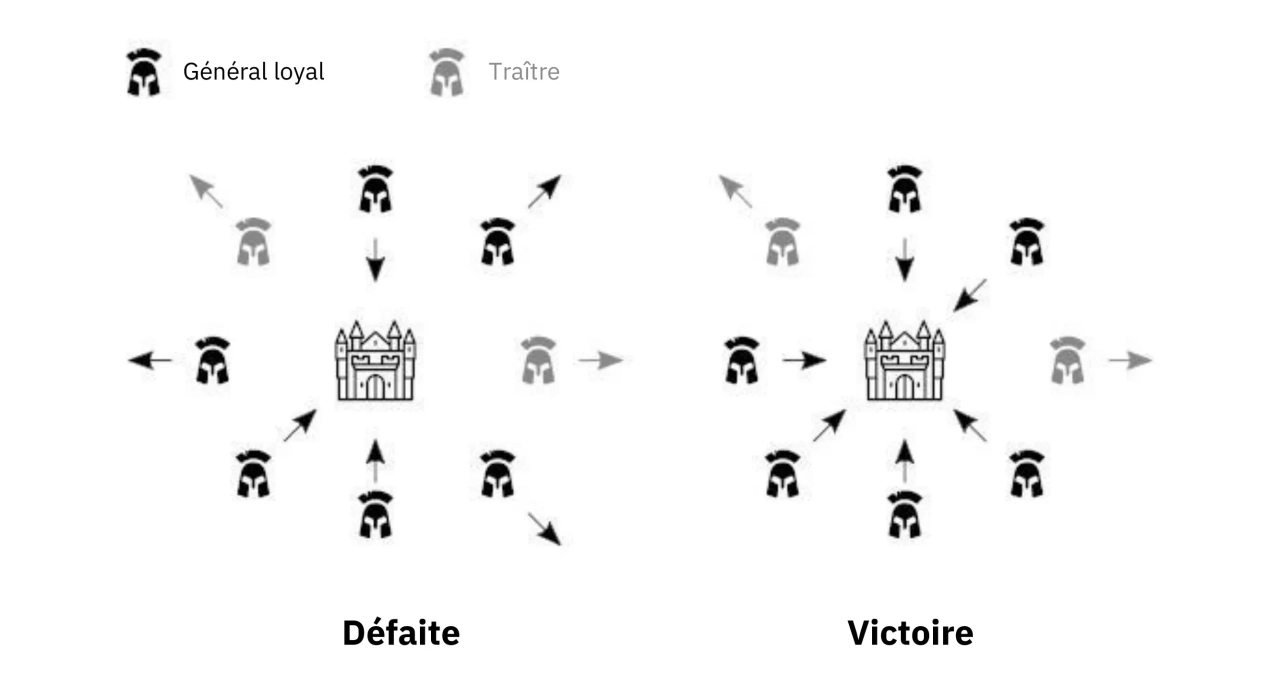 Le problème des généraux byzantins