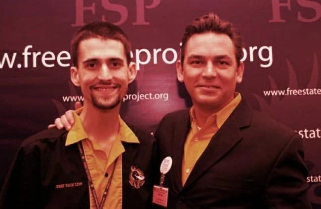 Ian Freeman and Mark Edge, hosts of Free Talk Live
