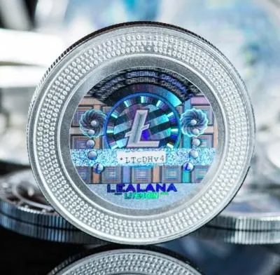 Physical Litecoin known as "Lealana" sold in 2013