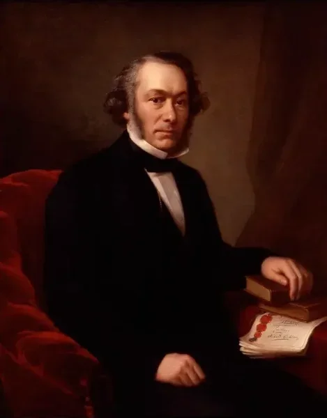 Portrait of Richard Cobden (1804-1865), British statesman and free-trade advocate