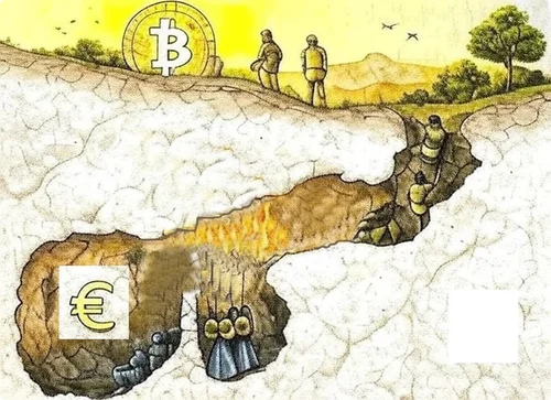 Bitcoin on the political diagram