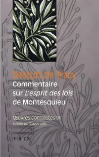 Commentaire sur l'Esprit des lois