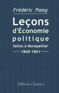 Leçons d'économie politique