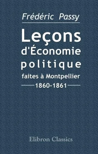 Leçons d'économie politique
