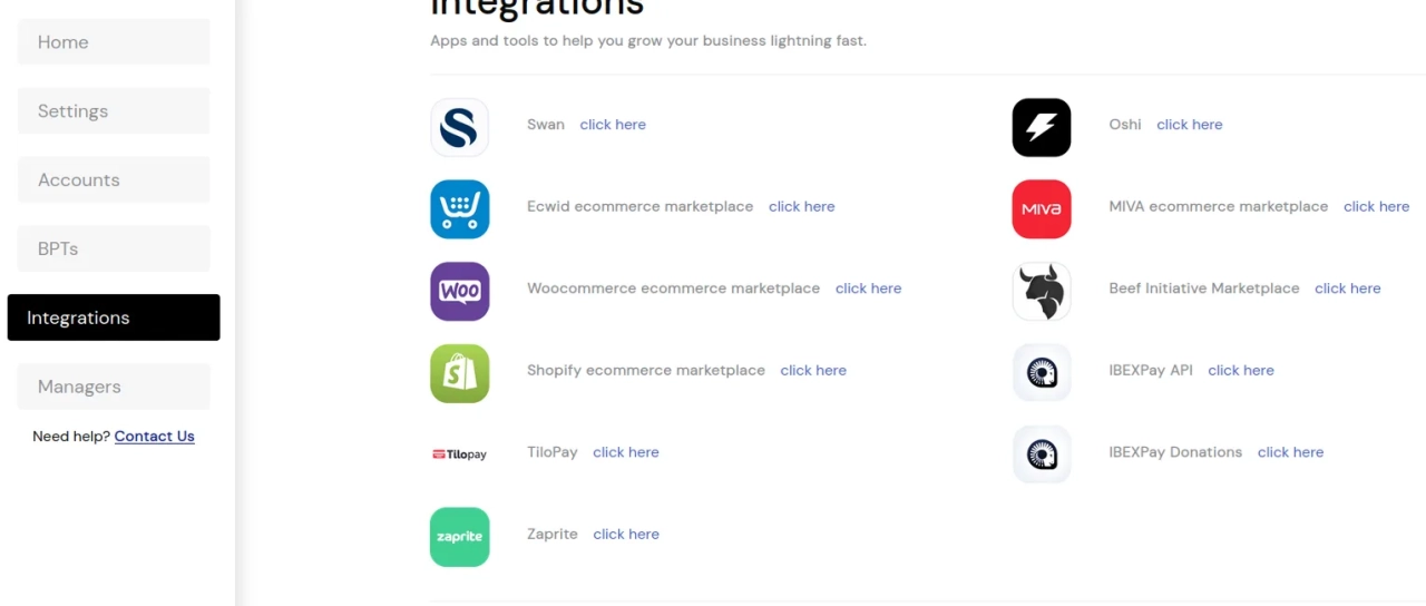 integrations