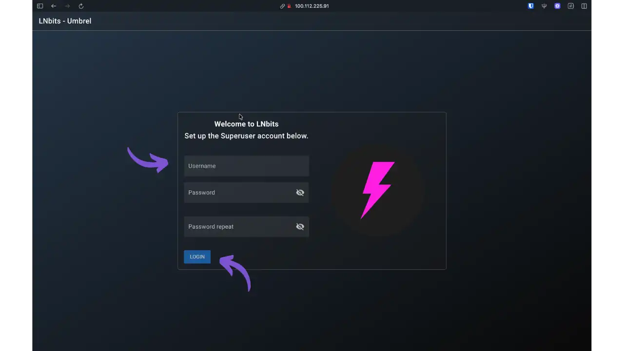 Configuration SuperUser