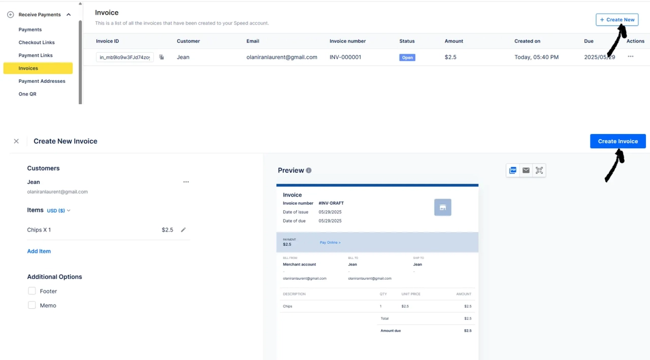 invoices