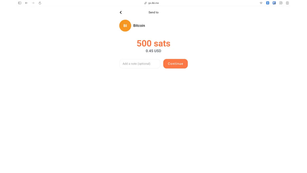 Confirmation du montant