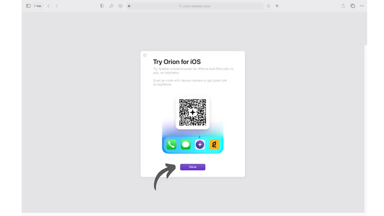 Installation sur iOS