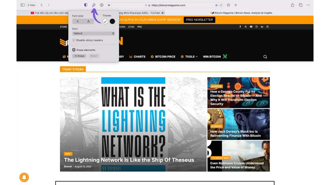 Outil de personnalisation pinceau