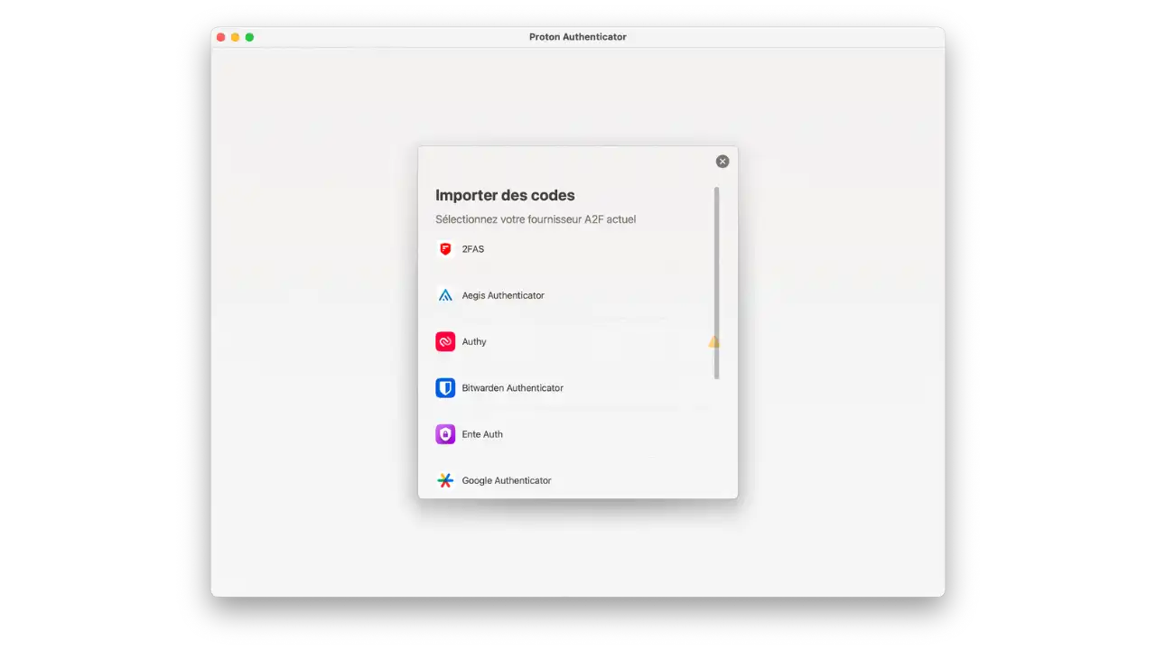 PROTON AUTHENTICATOR