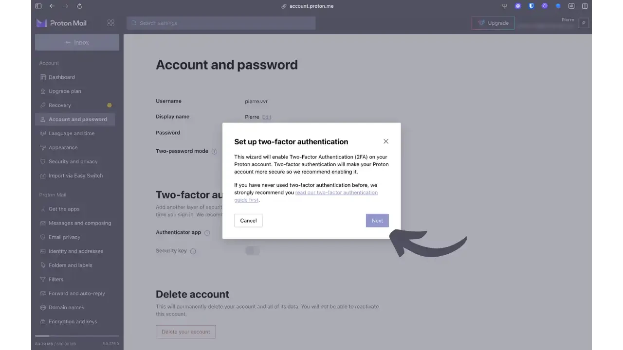 PROTON AUTHENTICATOR