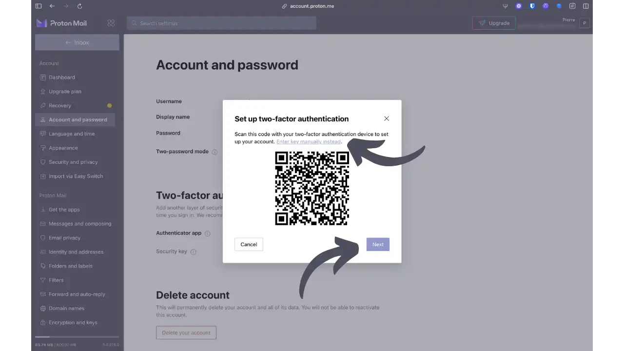 PROTON AUTHENTICATOR