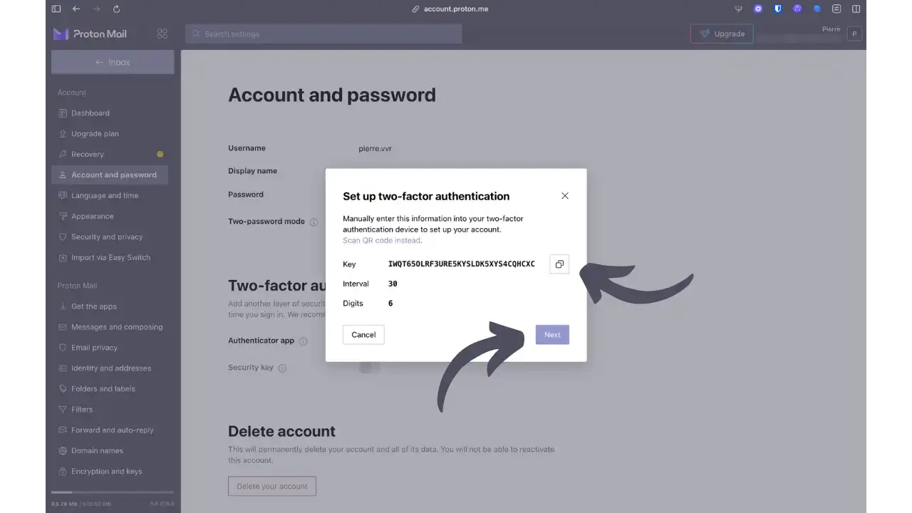 PROTON AUTHENTICATOR