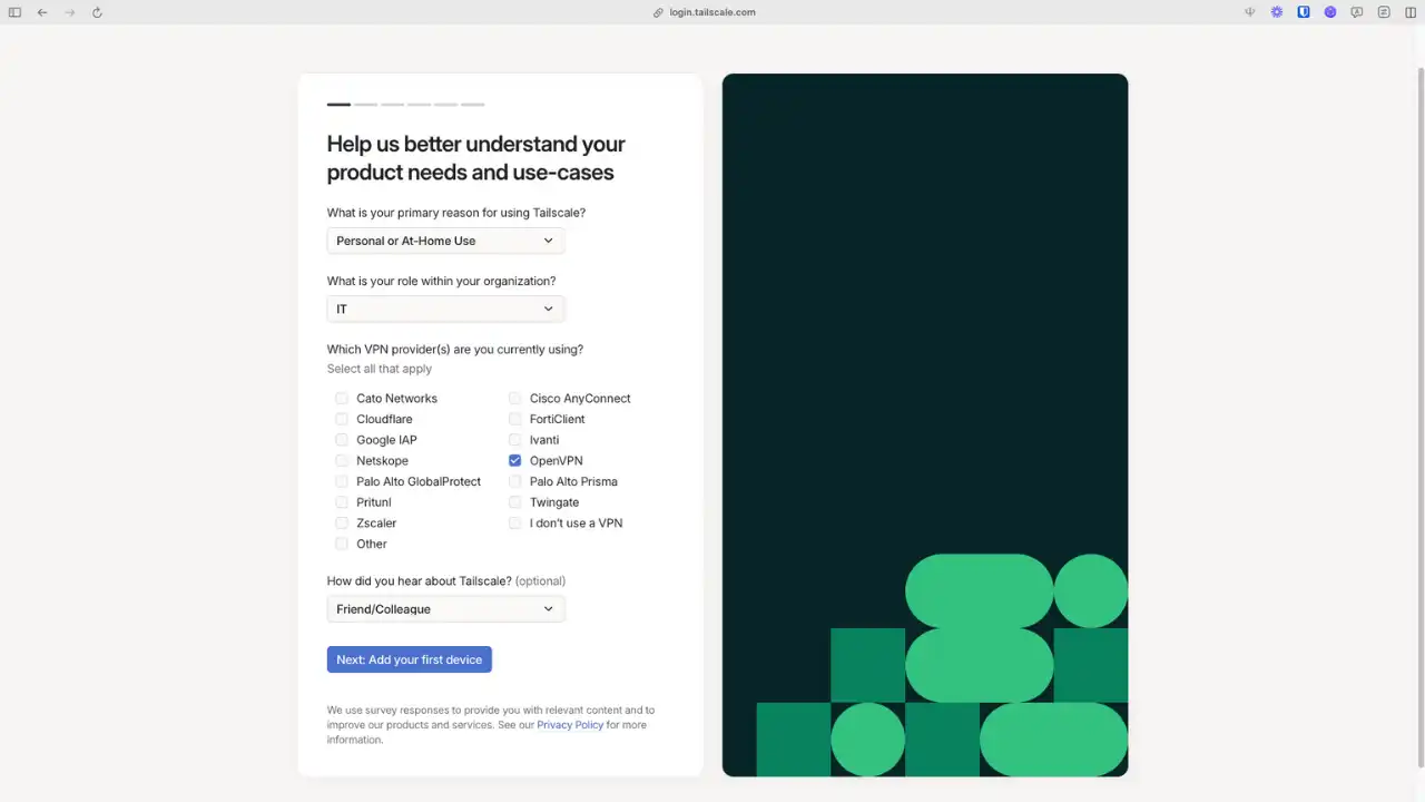 Questionnaire d'utilisation