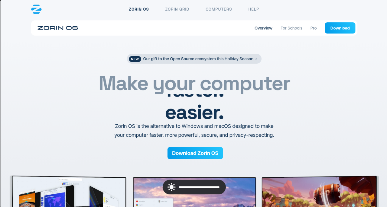 Page de téléchargement Balena Etcher