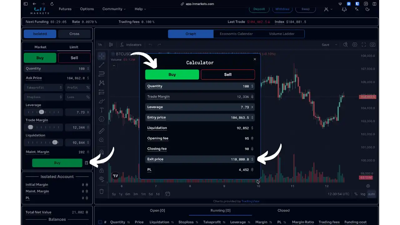 Calculateur de position Long
