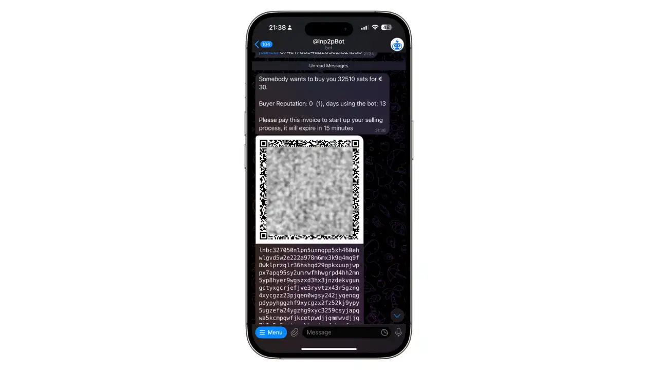 Prise de l'ordre par un acheteur