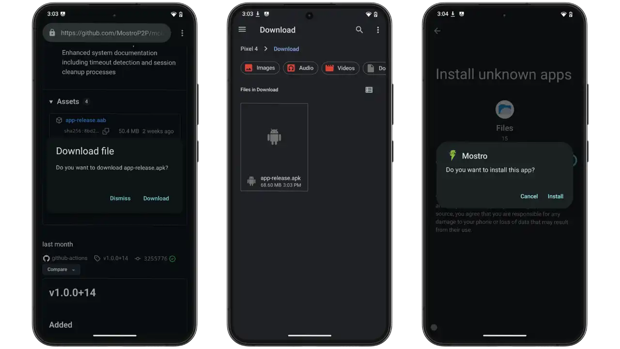Téléchargement et installation APK
