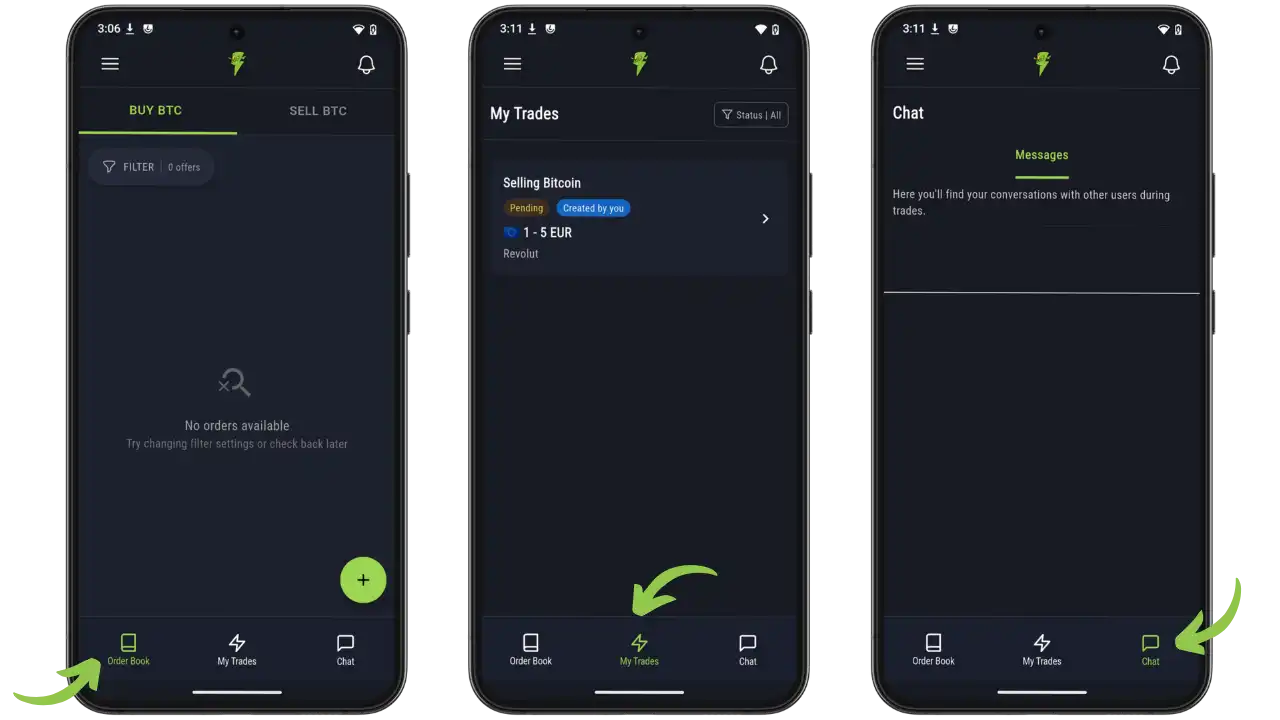Interface principale