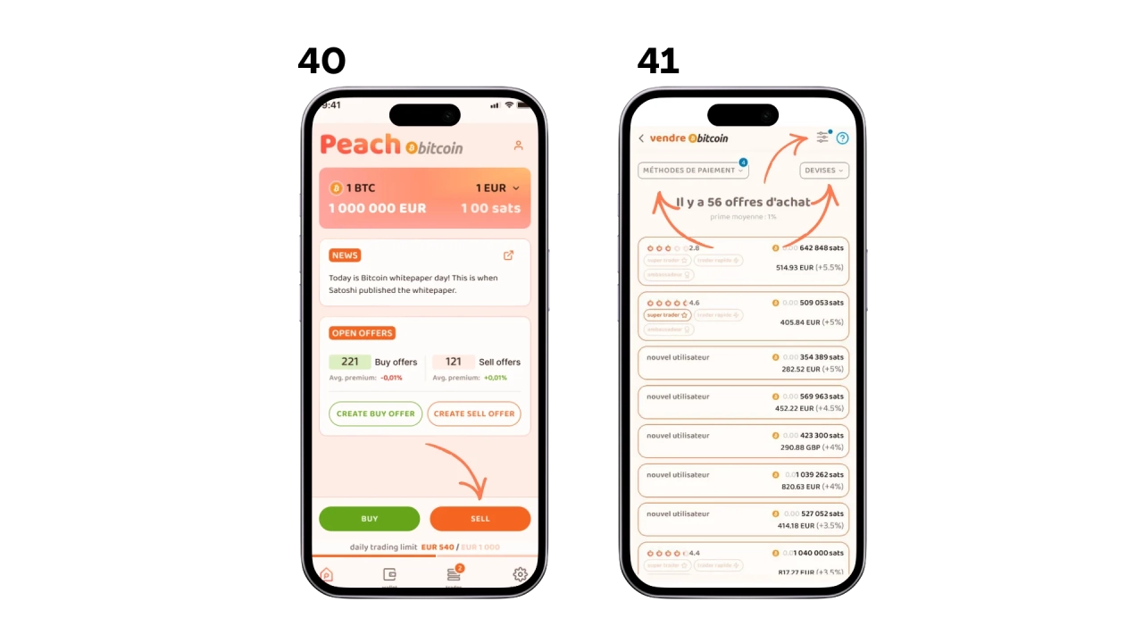 Prendre une offre d'achat