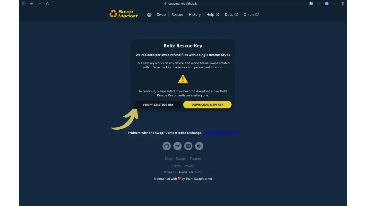 Modal Rescue Key