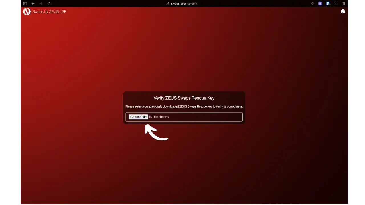 Vérification de la clé existante