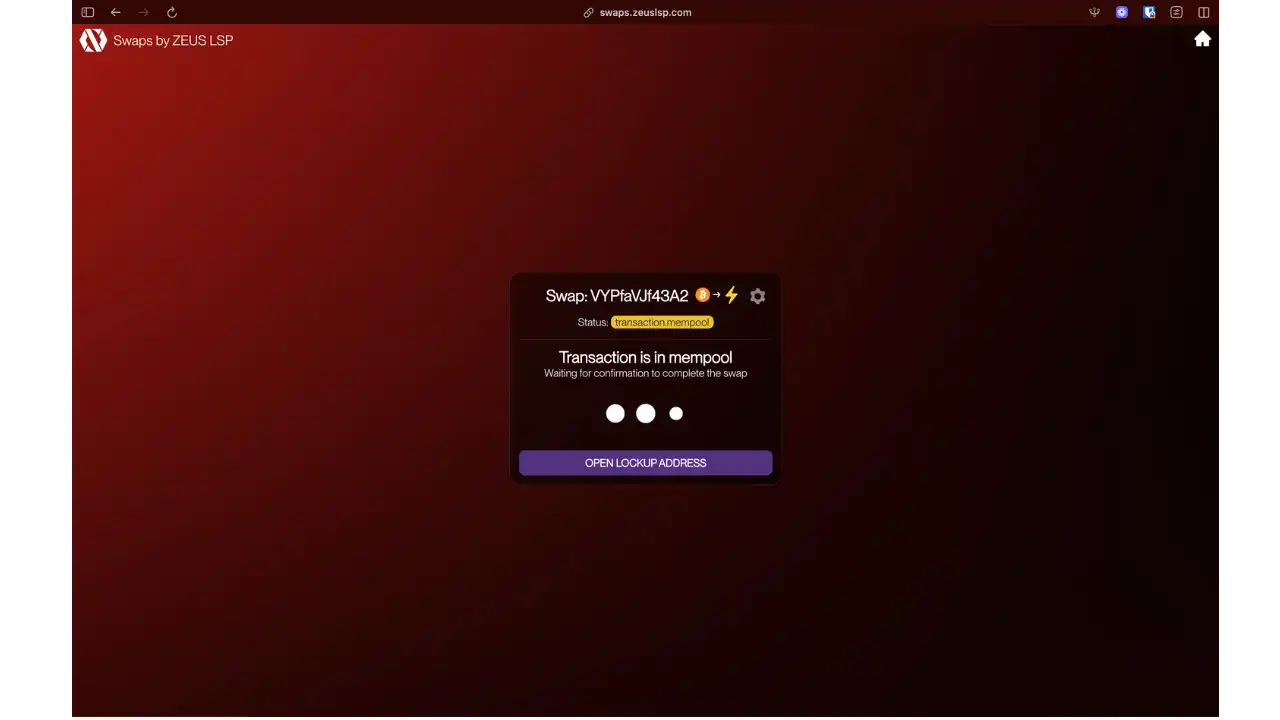 Attente de confirmation