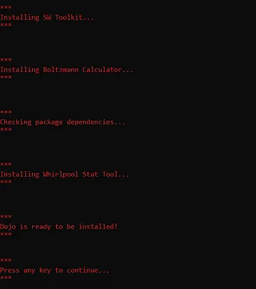 RoninDojo installation in progress