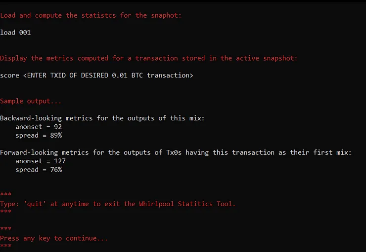 Whirlpool Stats Tool software home