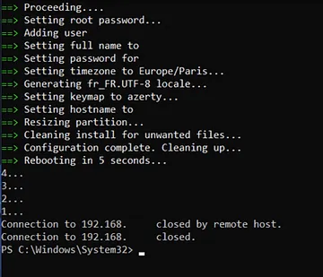 Verification of ManjaroOS Configuration Information