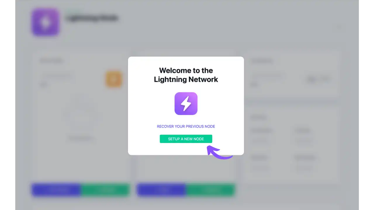 Création ou restauration d'un nœud LND