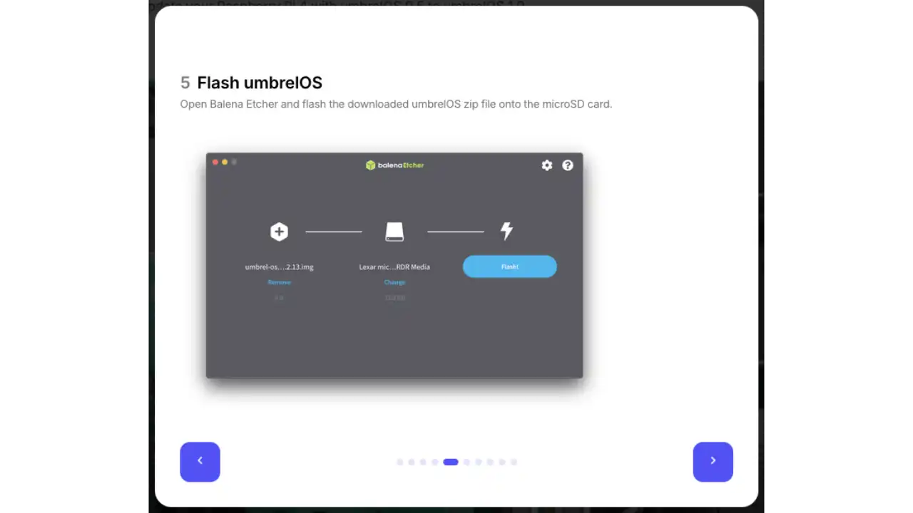 Flashage UmbrelOS