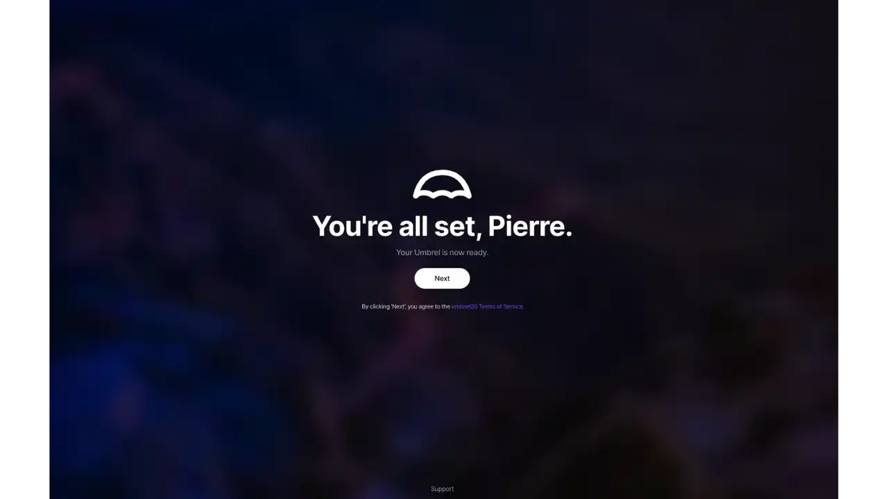 Confirmation compte