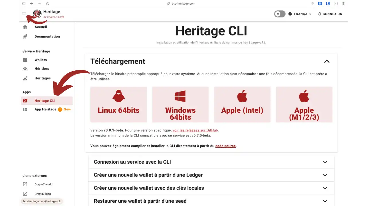 Page Heritage CLI