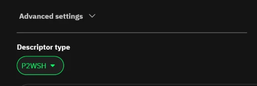 Choisir le type de descripteur