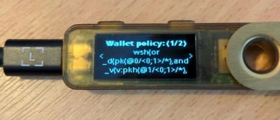 Enregistrer descripteur Nano S Plus