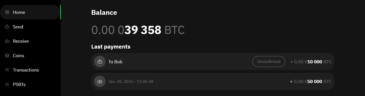 Solde après dépense