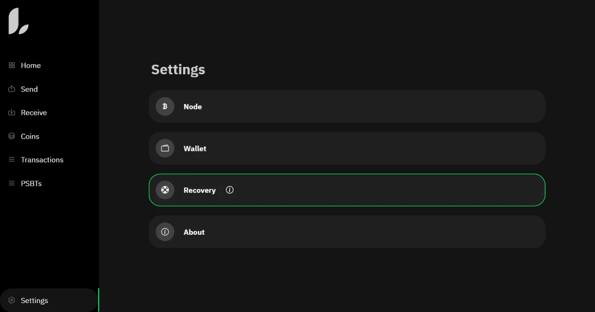 Récupération dans paramètres