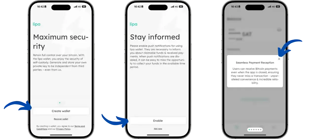 Installation de Lipa